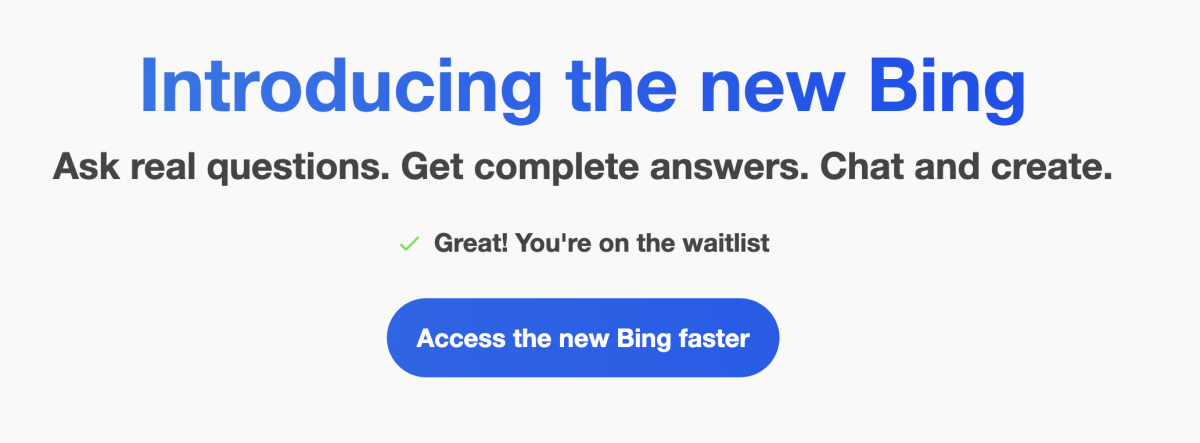 access the new Bing faster